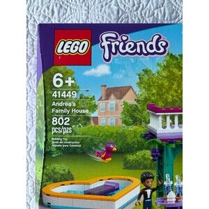 LEGO® Friends 41449 Andrea's Family House, New 2021 (802 Pieces)